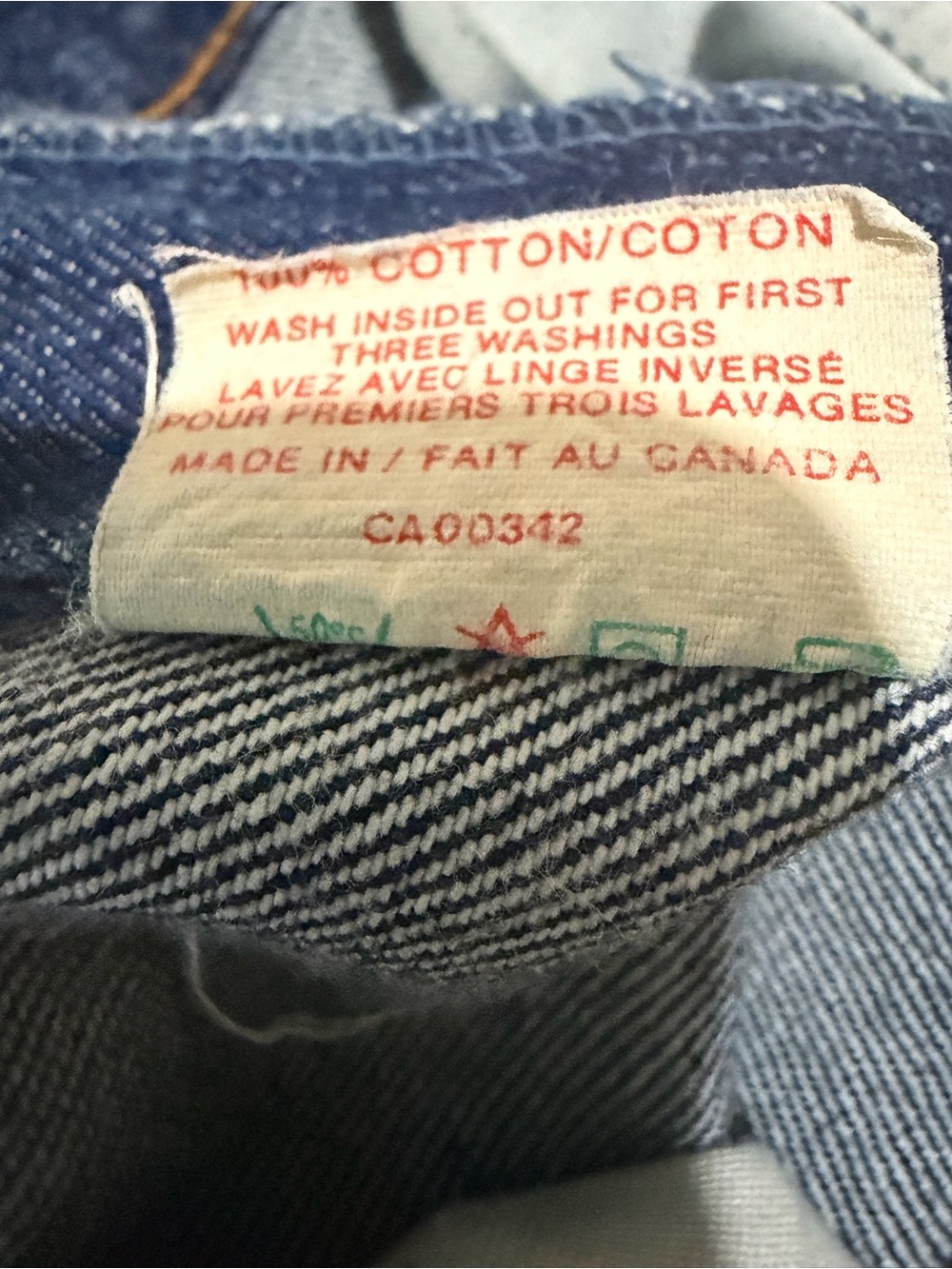 VTG GWG 1980s ( Great Western Garment Co) Rigid jeans 36x32tag (33x31 measured) - Picture 10 of 12